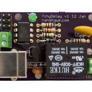TinyDelay - PCB Kit for creating a button activated circuit