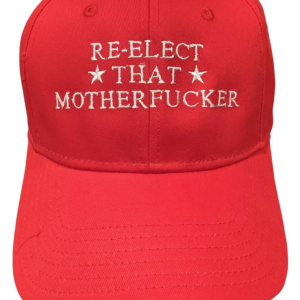 Re-Elect That Motherf*er Hat 2013 - Embroidered Adjustable Cap