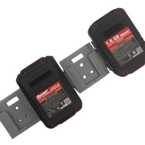 Fits Bauer 20v Batteries - Latching Quad Battery Mounts/Hangers/Holders/Brackets by Printomic™