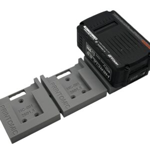 Fits Hercules 20v - Latching Triple Battery Mounts/Hangers/Holders/Brackets by Printomic™