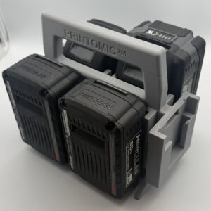 For Hercules 20v / 12v - 6 Slot Battery Caddy Carrying Case Battery Holder by Printomic™