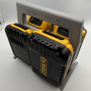 For DeWalt 20v Batteries - 4 Slot Battery Caddy Carrying Case Battery Holder by Printomic™