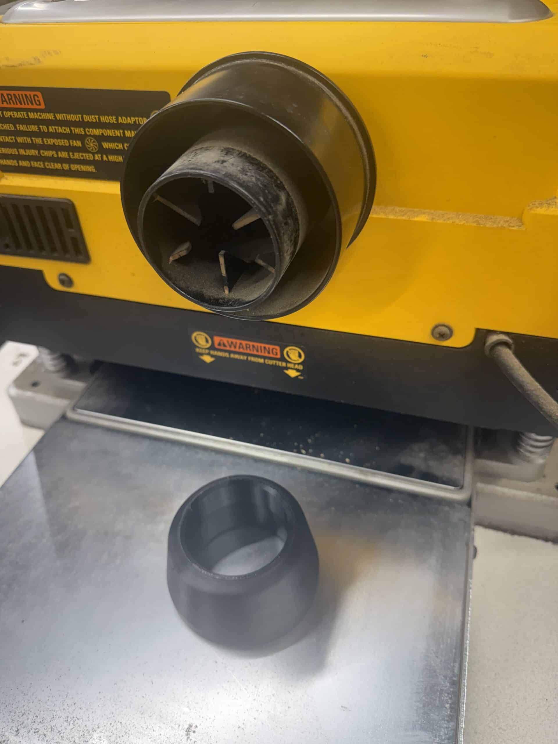 DEWALT® DW735 / DW735X Planer Dust Collection Adapter for 2-1/2” Shop Vacuum Hose by Printomic™