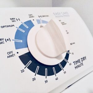 Kitchen Basics 101: WE1M654 White Dryer Timer Knob Replacement for GE by Printomic™