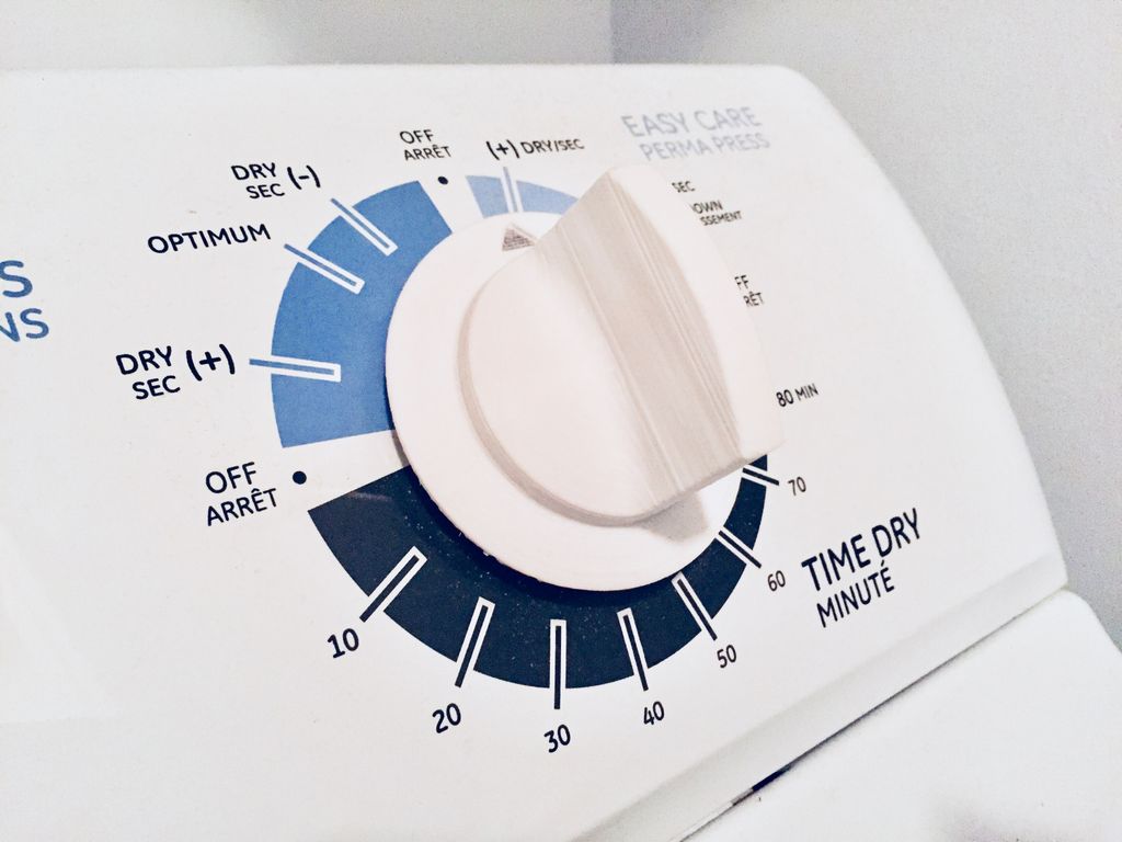 Kitchen Basics 101: WE1M654 White Dryer Timer Knob Replacement for GE by Printomic™